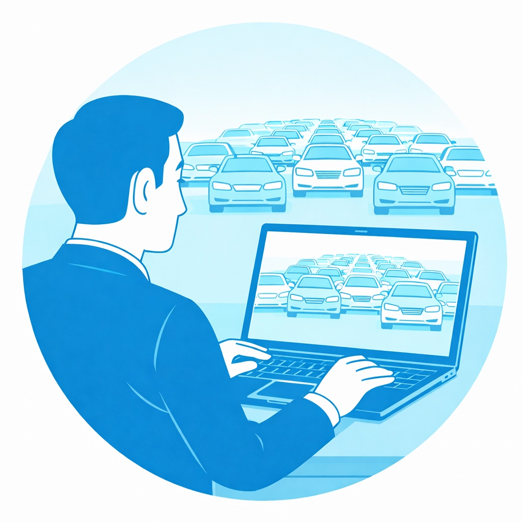 Pantalla con datos de la tecnología para flotas